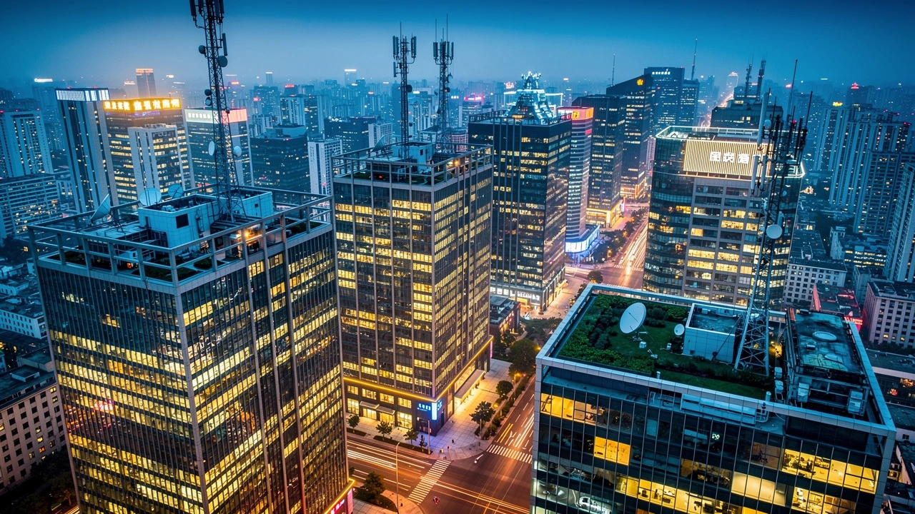 Chinese city infrastructure representing data localization strategy