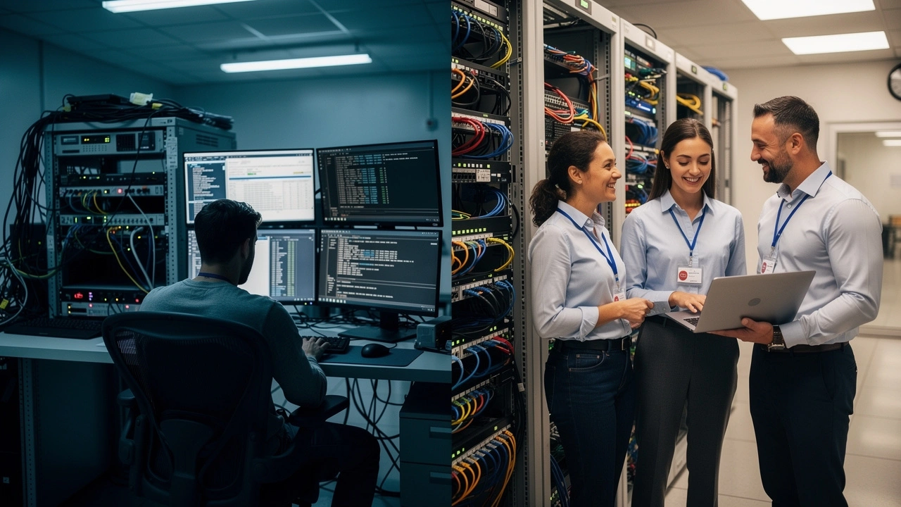 Single in-house IT engineer versus full outsourced IT team