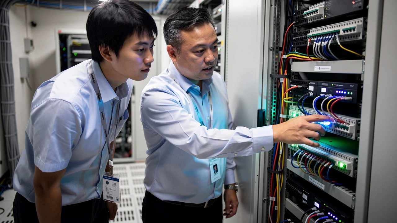 Senior IT engineer training local China team on server management