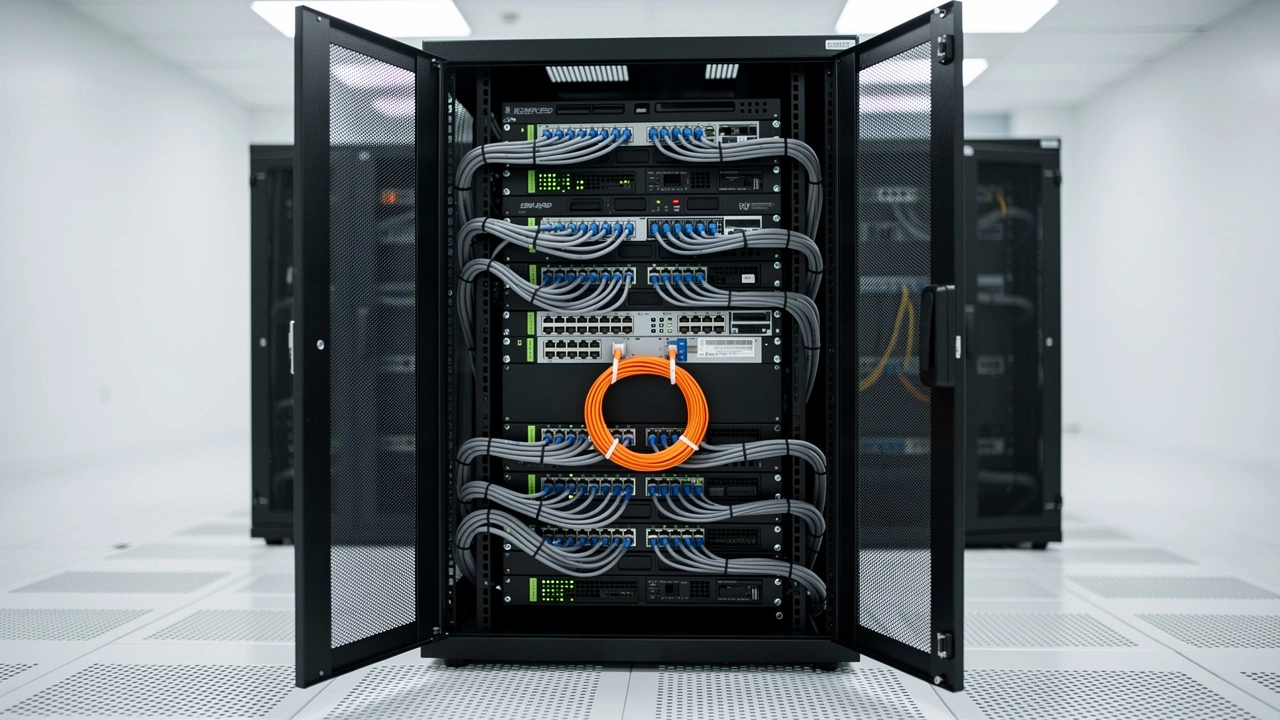 Professional network rack installation by NETK5 in China office