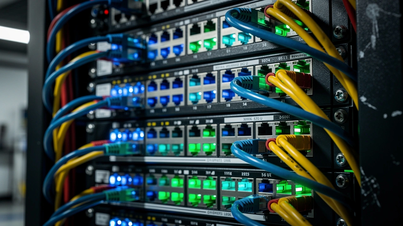 Enterprise network equipment in Chinese data center