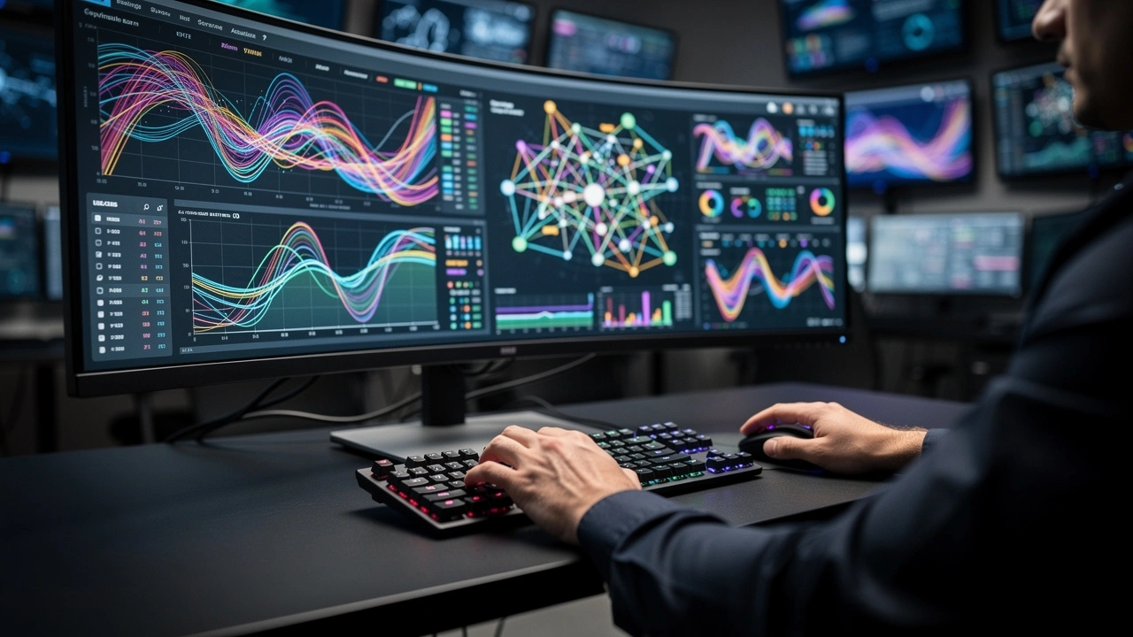 Data security monitoring dashboard in China IT operations center