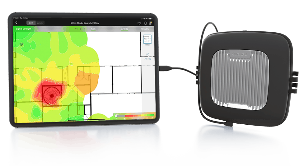 Ekahau Site Survey with Sidekick hardware analyzer