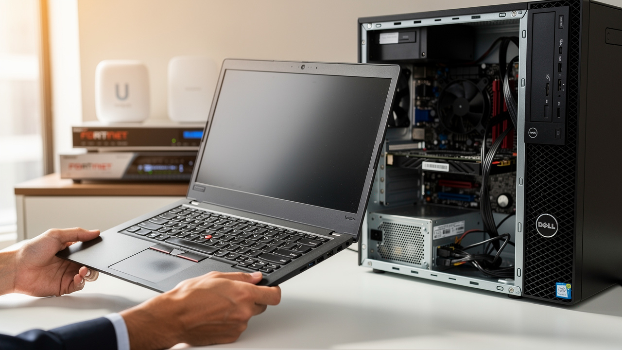 Business-grade enterprise laptops and IT hardware for Shanghai office