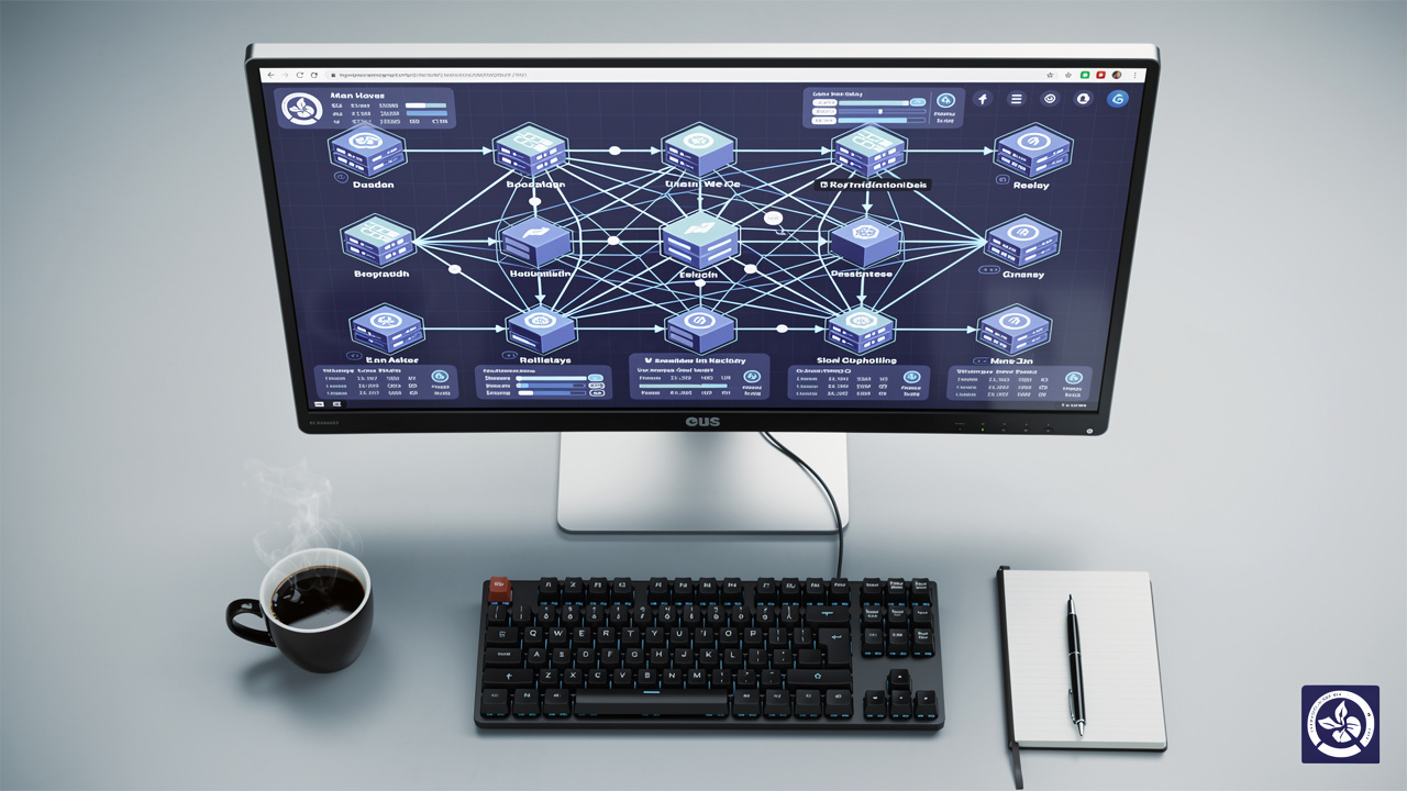 IT professional monitoring email relay paths and server connections