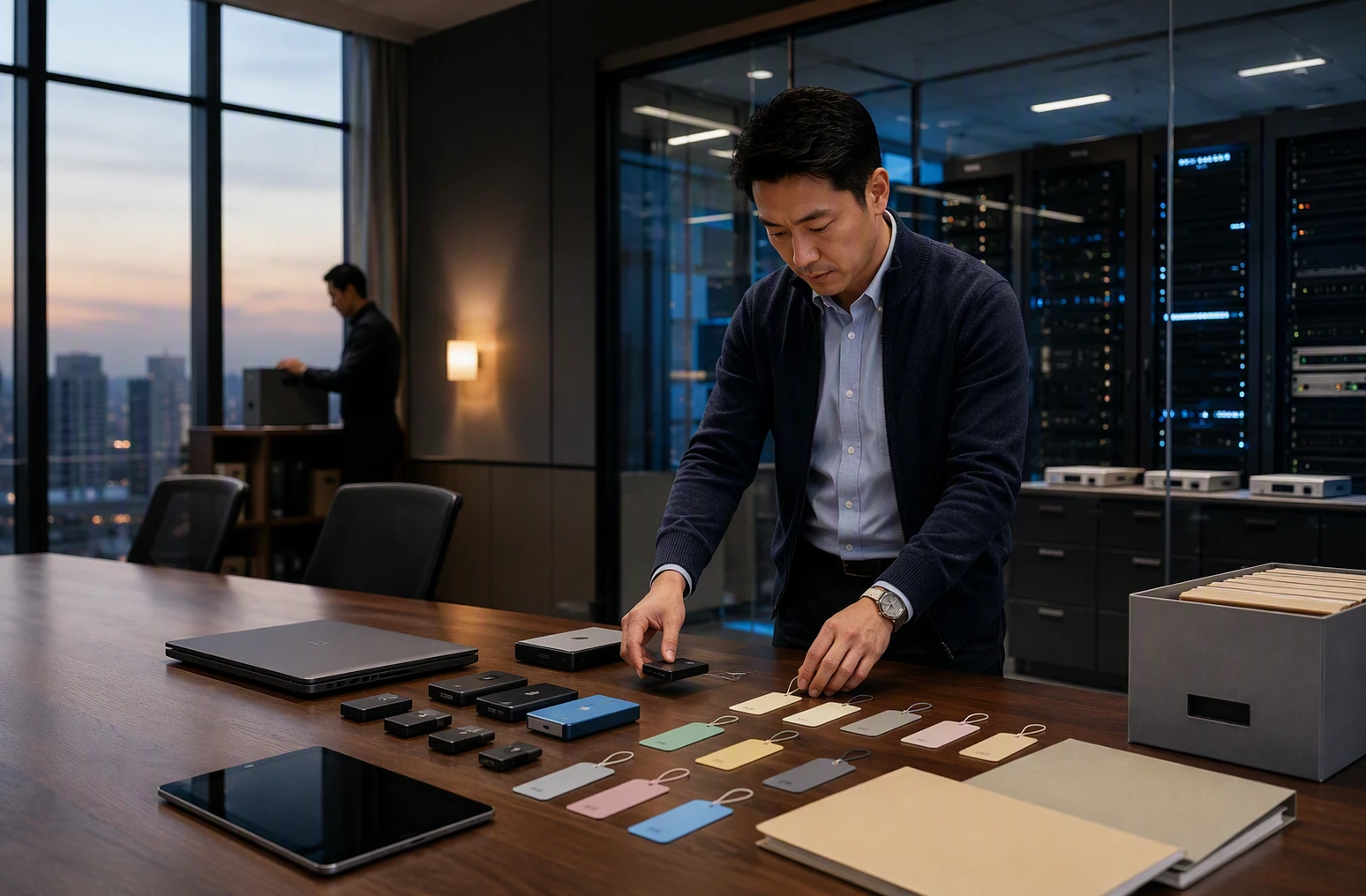 IT manager cataloging Shanghai data assets