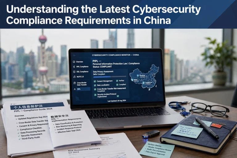 Understanding the Latest Cybersecurity Compliance Requirements in China